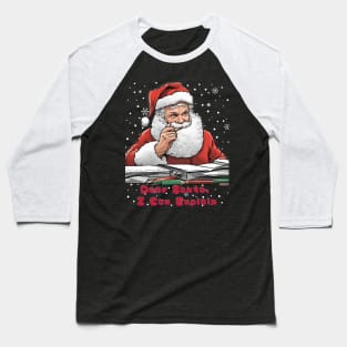 Santa's Got Your Back Baseball T-Shirt